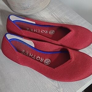 Rothys Red Flats